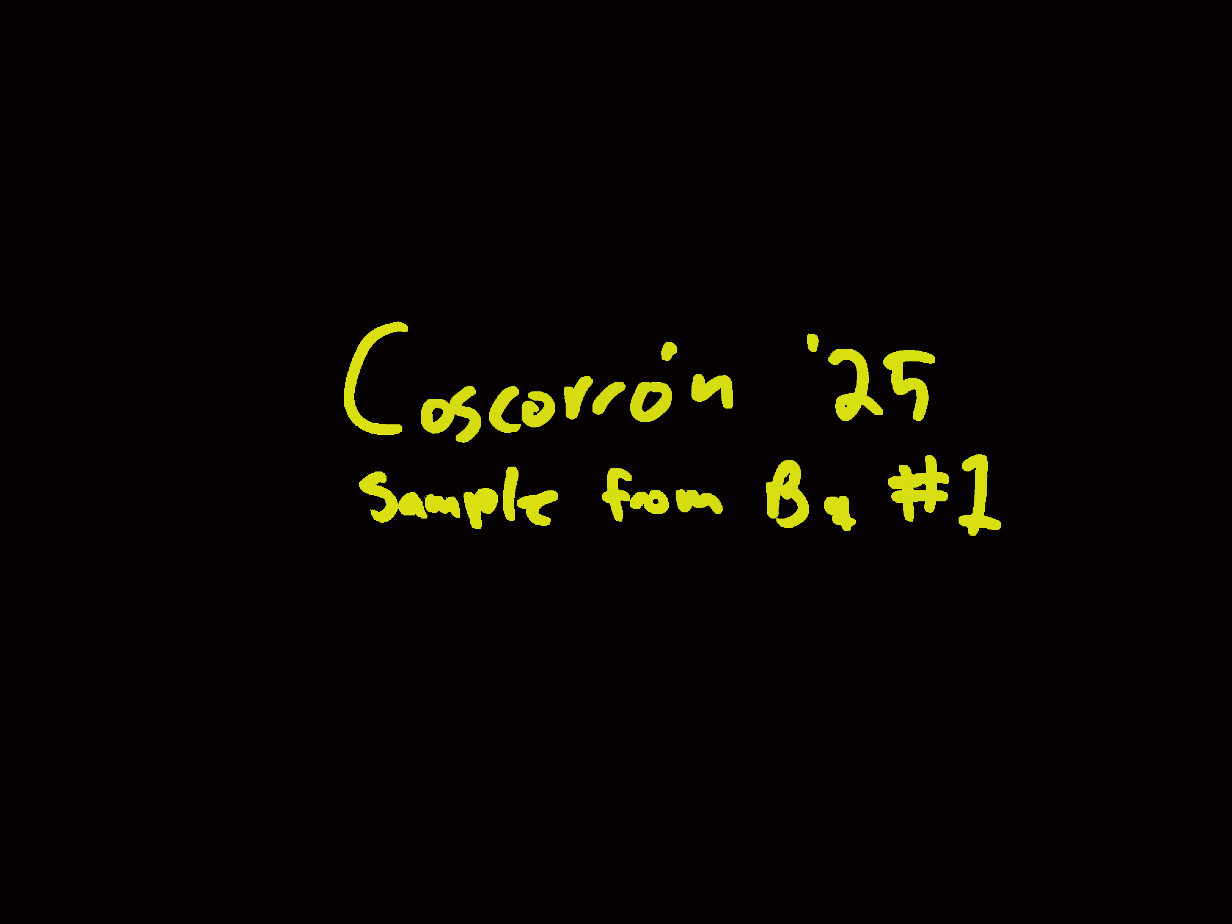Coscorrón label
